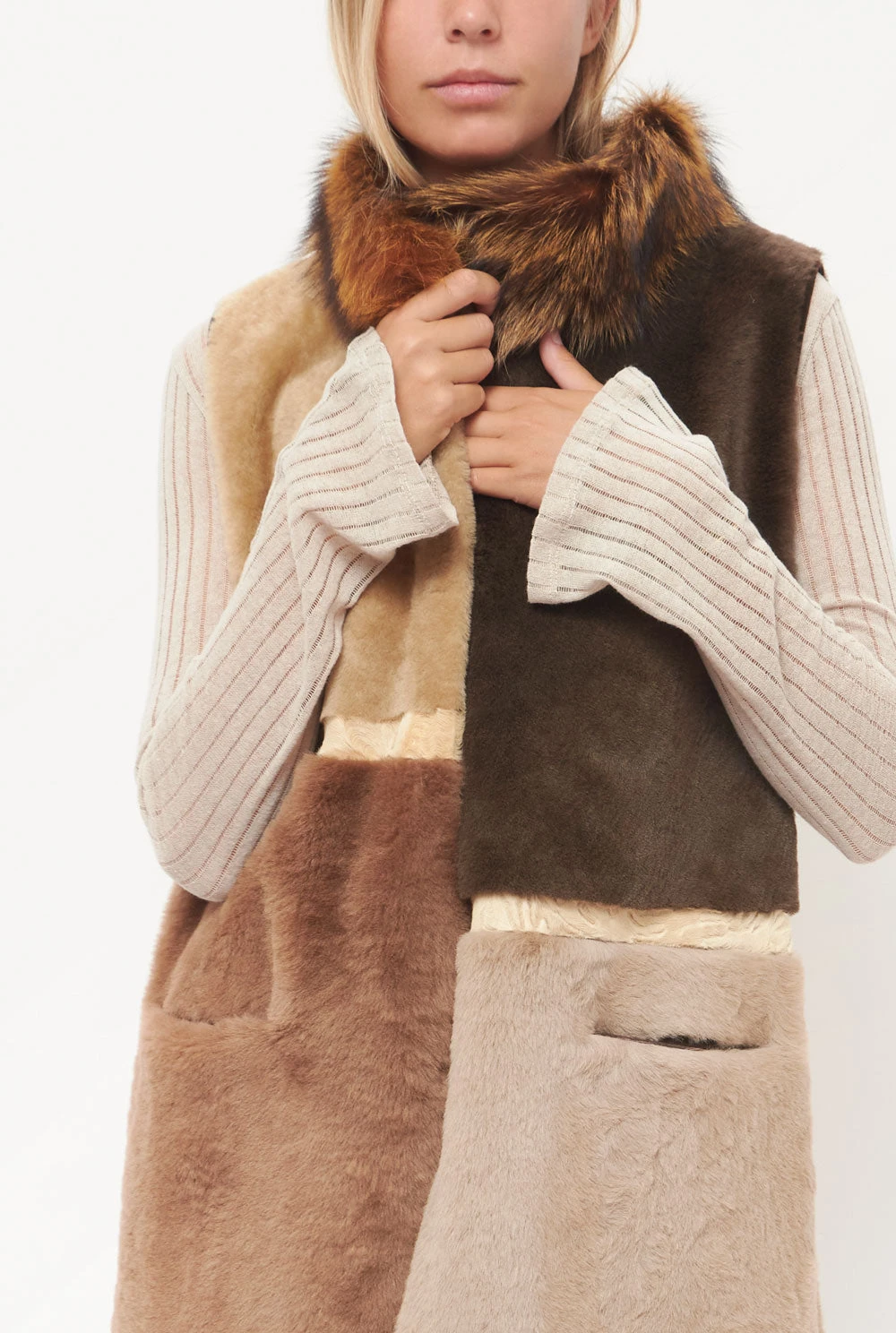 Chaleco Multicolor Marrones 4 Chaleco Multicolor Marrones - Imagen 2