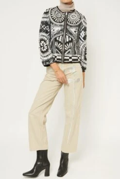 Chaqueta Abalorios Blanca/Negra -Es Fascinante chaqueta abalorios blancanegra jackets tete by odette 204151