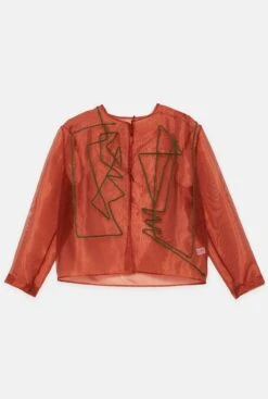 Chaqueta Organza Bordada