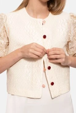 Chaqueta Relieves -Es Fascinante chaqueta relieves jacket luciana 661257