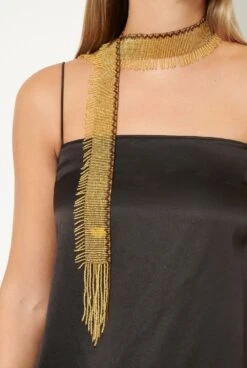 Choker Alegria -Es Fascinante choker abalorios dorado necklaces eiina brand 607041