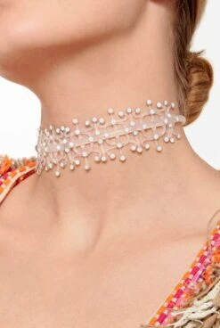 Es Fascinante -Es Fascinante choker julieta blanco opal necklaces joaquin blanco 296149