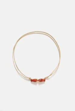 Choker Marea Kiss Coral Rojo