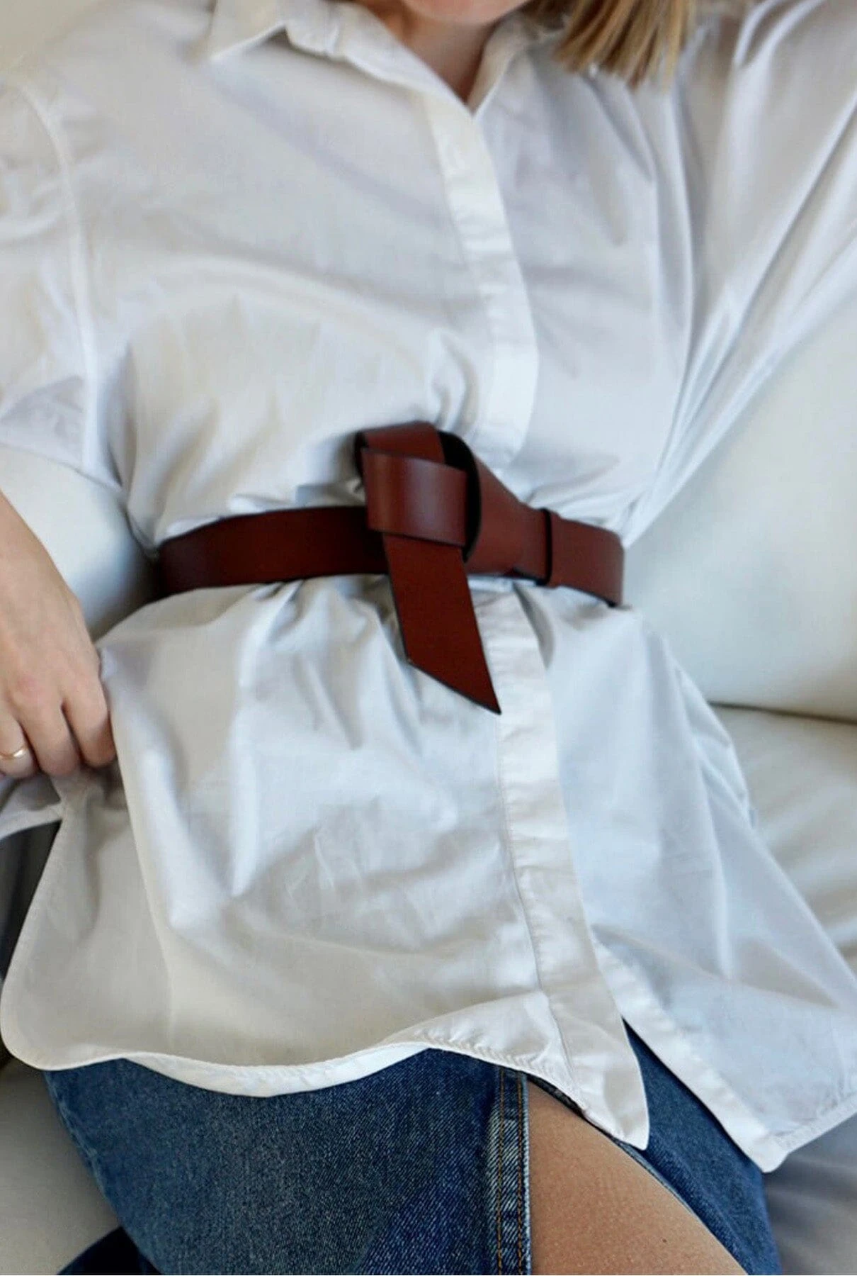 Cinturón Agatha Cognac 4 Cinturón Agatha Cognac - Imagen 2