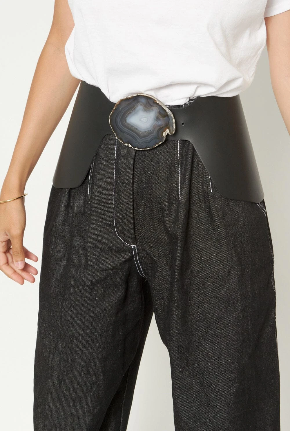 Cinturon Caleta Negro Agata Natural 4 Cinturon Caleta Negro Agata Natural - Imagen 2