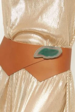Cinturon Falla Camel Agata Verde -Es Fascinante cinturon falla camel agata verde belts ecue 678347