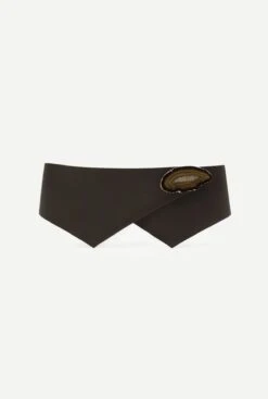 Cinturon Falla Marron Agata Natural