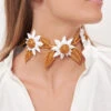 Collar Margaritas (3 Flores) 1 Collar Margaritas (3 Flores) -Es Fascinante collar margaritas 3 flores necklace joaquin blanco 387378