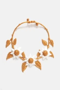 Collar Margaritas (3 Flores) -Es Fascinante collar margaritas 3 flores necklace joaquin blanco 423864