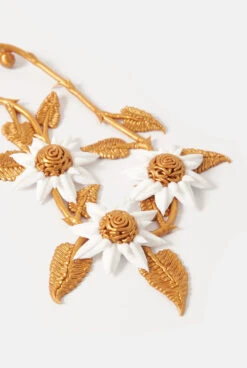 Collar Margaritas (3 Flores) -Es Fascinante collar margaritas 3 flores necklace joaquin blanco 728198