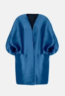 Abrigo Greta Reversible Azulon-Negro