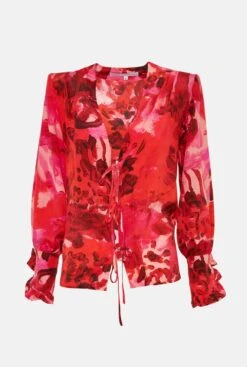 Coral Reef V Blouse -Es Fascinante coral reef v blouse shirts blouses arena martinez 831963