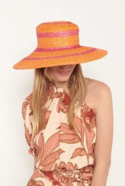 Cuchi Zebra Pink-orange Hat