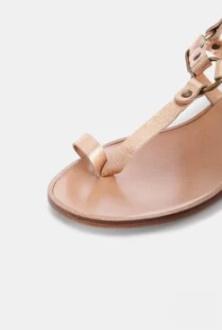 ESCLAVAS DORADO -Es Fascinante esclavas dorado flat sandals micuir 248107