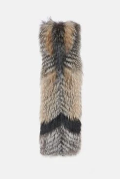 Estola Cross Frost Negro Y Gris