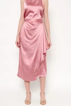 Falda Cruzada Envolvente Sara Rosa