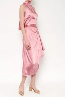 Falda Cruzada Envolvente Sara Rosa -Es Fascinante falda cruzada envolvente sara rosa skirts duyos 919353