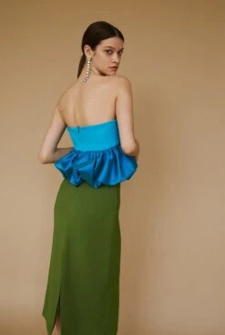 Falda Verde -Es Fascinante falda verde skirts marta marti 867216