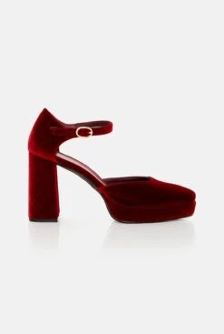 Flamenco Heels Garnet