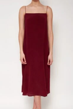 Flor Reversible Midi Burgundy/Fucsia