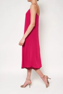 Flor Reversible Midi Burgundy/Fucsia -Es Fascinante flor reversible midi burgundyfucsia dresses atelier aletheia 739214