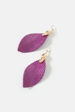 Florencia Earrings Purple -Es Fascinante florencia earrings purple earrings la morenita 725656