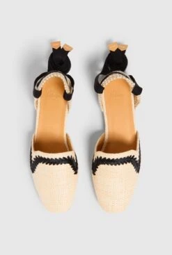 Castañer GOYA/201 NATURAL/NEGRO -Es Fascinante goya201 naturalnegro flat shoes castaner 641590