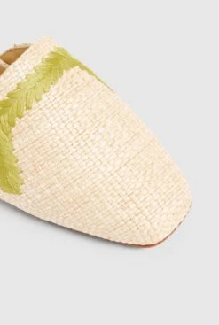 Castañer GOYA/201 NATURAL/PISTACHO -Es Fascinante goya201 naturalpistacho flat shoes castaner 162291