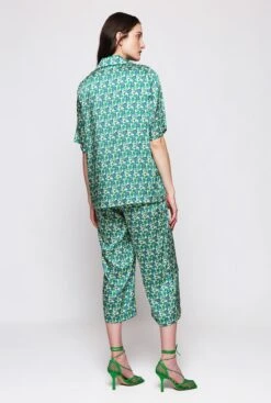 Green Floral Print Pajamas 8 Green Floral Print Pajamas -Es Fascinante green floral print pajamas sleepwear mirto 688942
