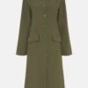Green New Classic Gabardine -Es Fascinante green new classic gabardine coats habey club 891712