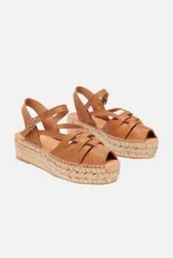 GUNTA LIGHT BROWN -Es Fascinante gunta light brown espadrilles naguisa 685896