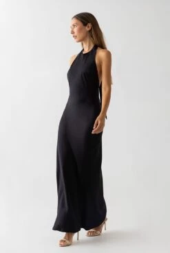 HALTER BLACK DRESS