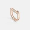 HERITE Double RING -Es Fascinante herite double ring rings gold roses 876225