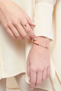 I Am Red Bande Ring -Es Fascinante i am red bande ring rings gold roses 853481