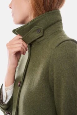 Isobel Coat Verde -Es Fascinante isobel coat coat kolonaki 392783
