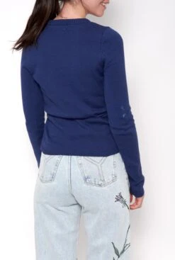 Jersey Audrey Azul -Es Fascinante jersey audrey azul sweaters ynes suelves 204281