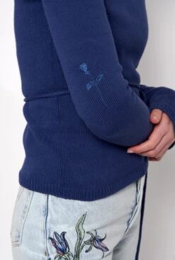 Jersey Audrey Azul -Es Fascinante jersey audrey azul sweaters ynes suelves 668748