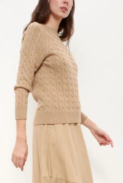 Jersey Veda Beige -Es Fascinante jersey veda beige sweaters kolonaki 111656