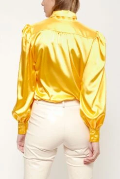 Lara Yellow Shirt -Es Fascinante lara yellow shirt shirts blouses leyre doueil 519259