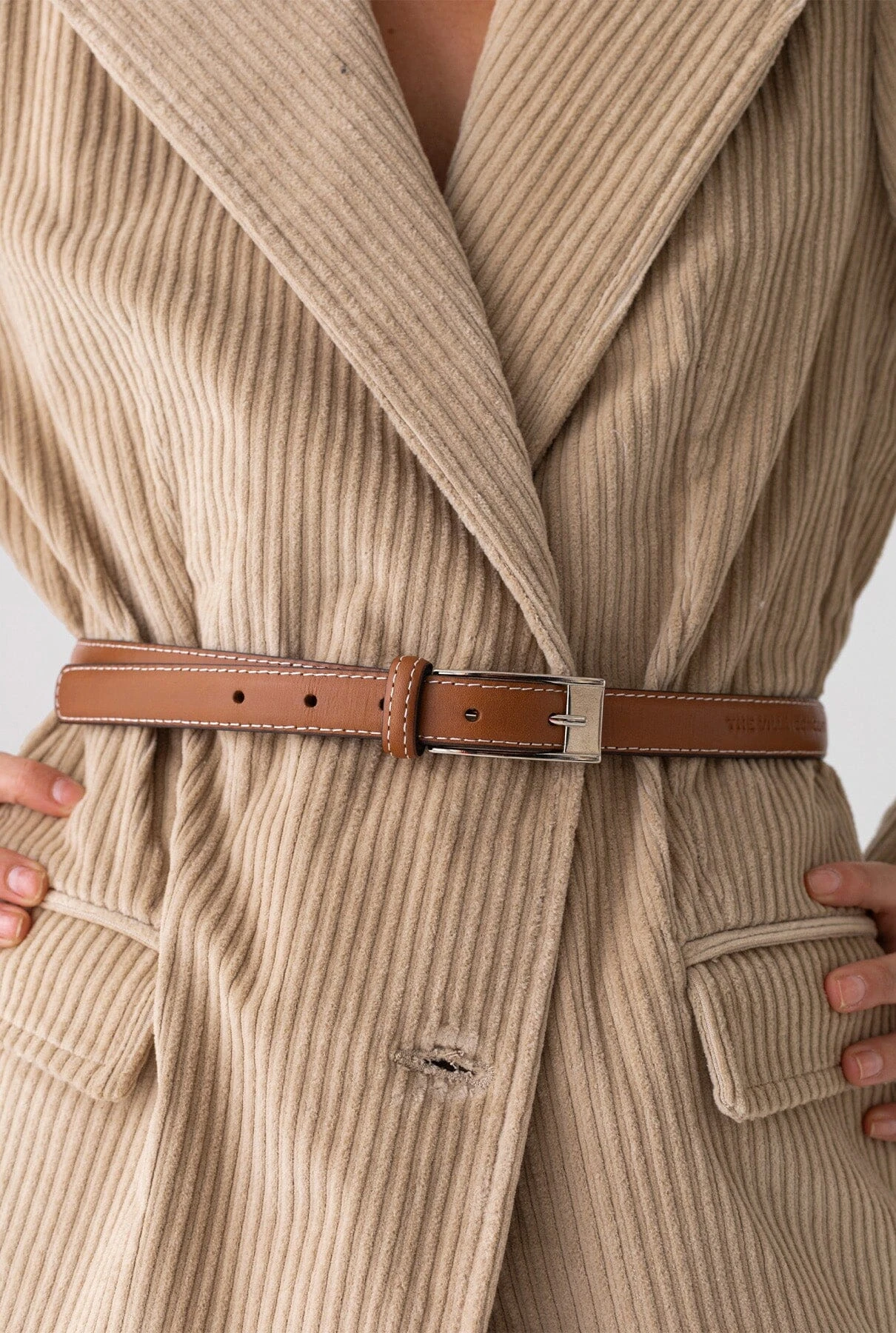 Leather Belt: Camel 4 Leather Belt: Camel - Imagen 2
