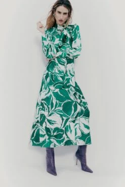 Letizia Green Dress