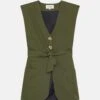 Lina Dark Olive -Es Fascinante lina dark olive vests julise magon 258204