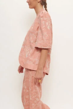 Linen Embroidered Jacket. Pre-Order 8 Linen Embroidered Jacket. Pre-Order -Es Fascinante linen embroidered jacket pre order nightgown namur collection 261326