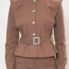 Lourdes Taupe -Es Fascinante lourdes taupe jackets julise magon 759295