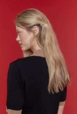 Margarita Polo - Black -Es Fascinante margarita polo black t shirts tops laia alen 727083