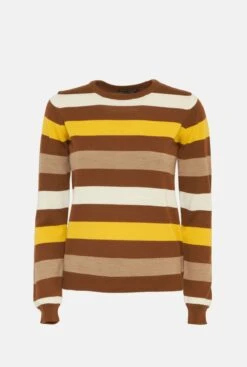 Mariona Crew Necksweater - Brown