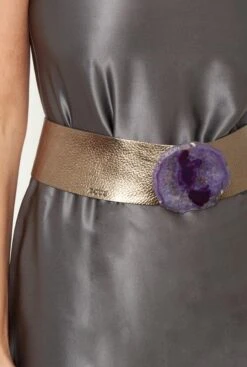 Maxi Belt - Bronce Ágata Morada -Es Fascinante maxi belt cobre agata morada belts ecue 378972