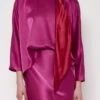 Maxi Blusa Lazo Fucsia/Rojo -Es Fascinante maxi blusa lazo fucsiarojo shirts blouses juan vidal 165220