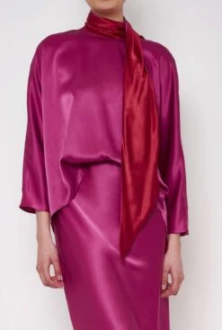 Maxi Blusa Lazo Fucsia/Rojo