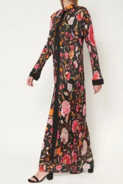 MAXI CAMISERO MANILA CRISTAL BLACK -Es Fascinante maxi camisero manila cristal black dresses juan vidal 257668